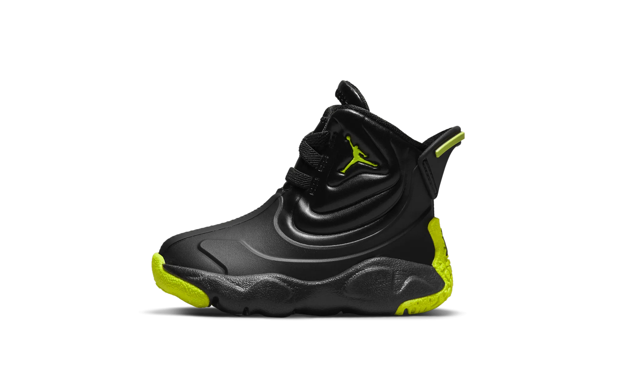 Fits Any Lifestyle 1-month sale Jordan Drip 23 Rain Boot TD "Black Atomic Green" Petite size deal