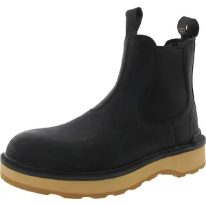 2009101010 Womens Two Tone Leather Chelsea Boots