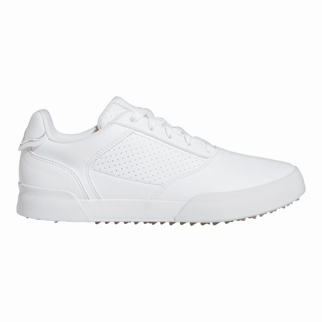 24-hour sale adidas Ladies Retrocross Golf Shoes GV6915 Featured Goodie Stylish Yet Functional, Shop With Confidence, Metallic Leather