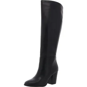 4500344888 Womens Two Tone Leather Knee-High Boots