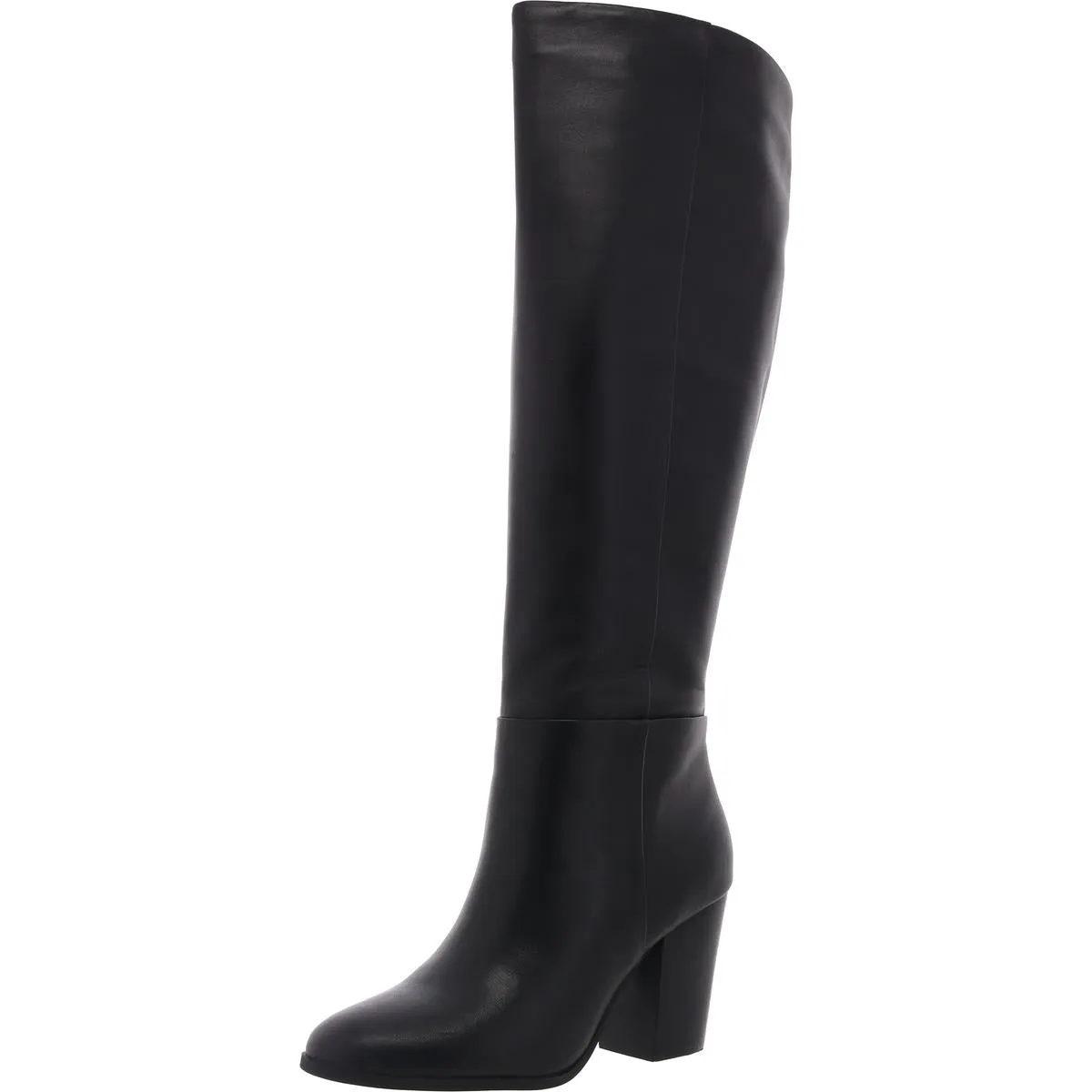 4500344888 Womens Two Tone Leather Knee-High Boots