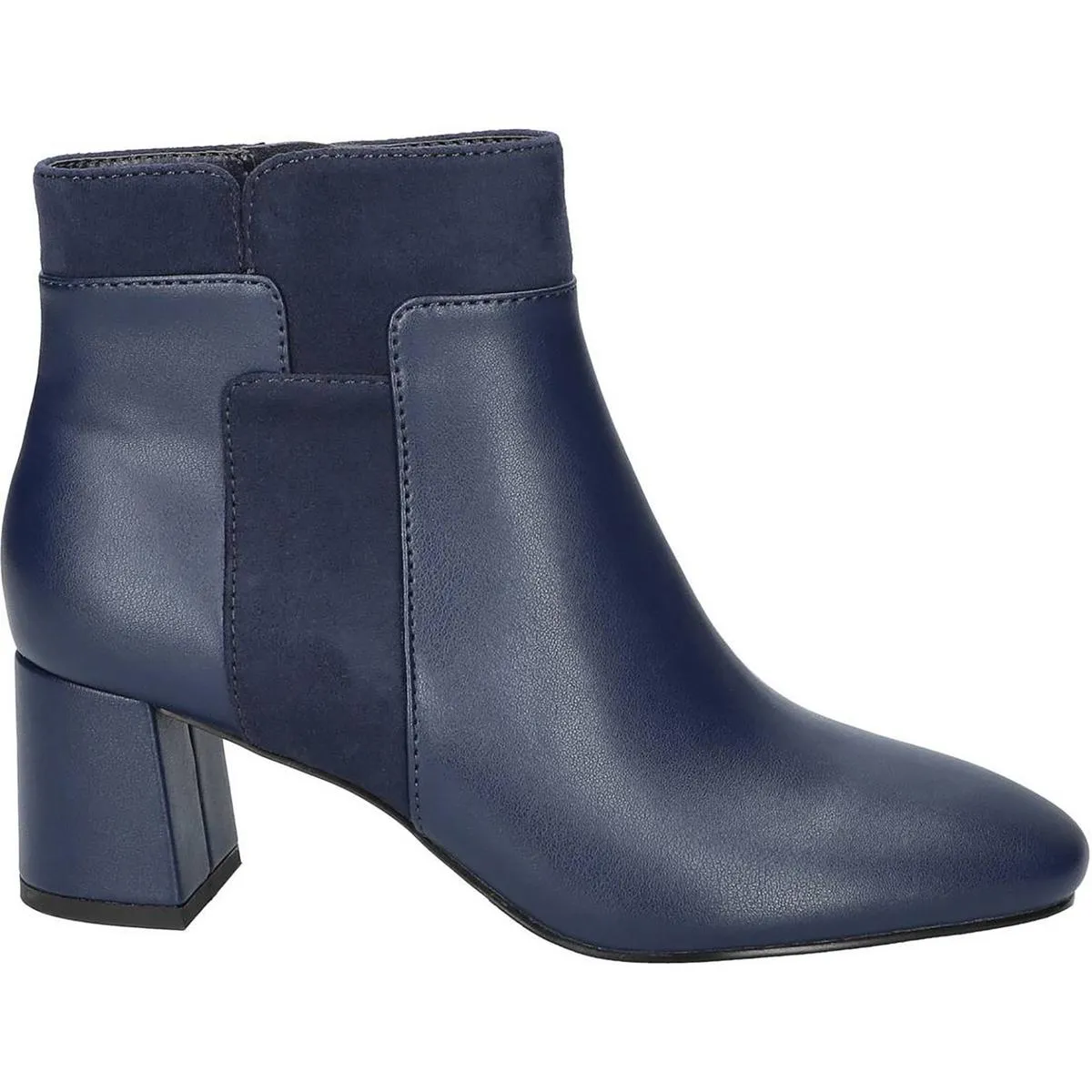 514490 Womens Two Tone Manmade Ankle Boots