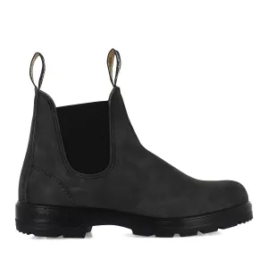 587 CLASSIC  - RUSTIC BLACK LEATHER