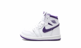 Leather 7-Day Free Return Air Jordan 1 Retro High TD "Court Purple" Outdoor Essential Girls Pink Crossbody Purse