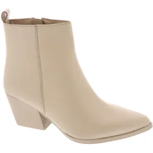 Aboard Womens Leather Pointed Toe Ankle Boots