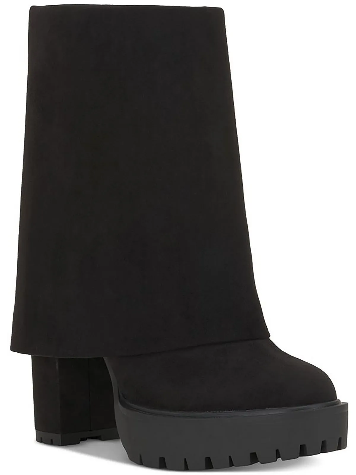 ACELINA Womens Faux Suede Round toe Chelsea Boots