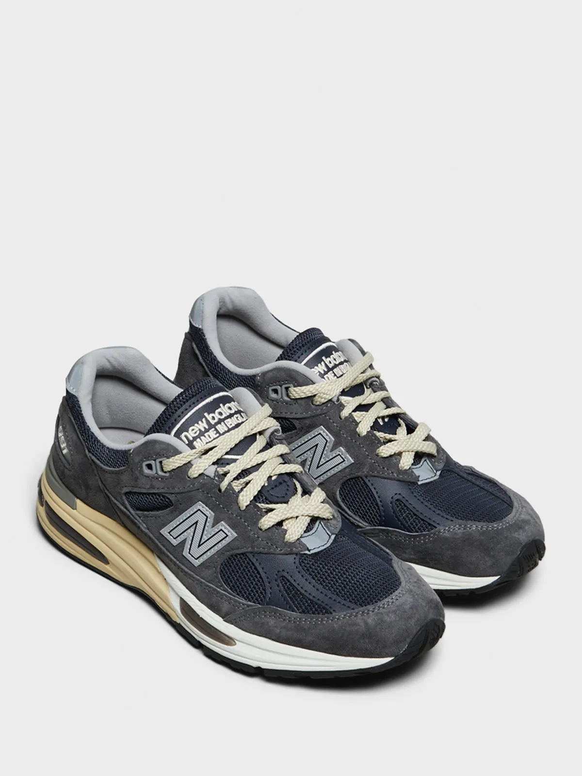 Optimized For Daily Use, Clutch Purse For Wedding Party U991GG2 Sneakers in Dark Gull Grey and Midnight Navy