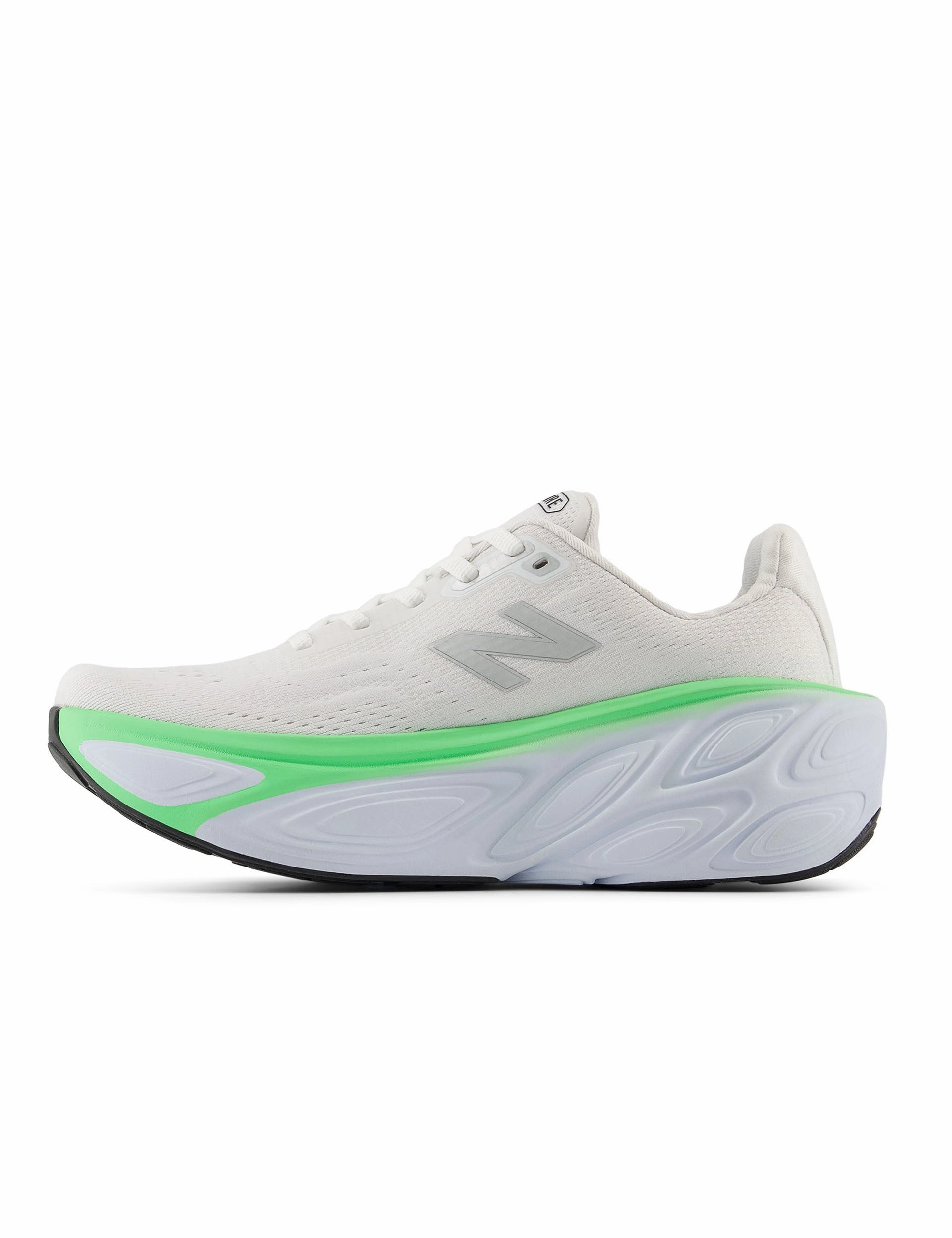 Be First In Line Fresh Foam X More v5 Shoes - White/Ice Blue/Electric Jade
