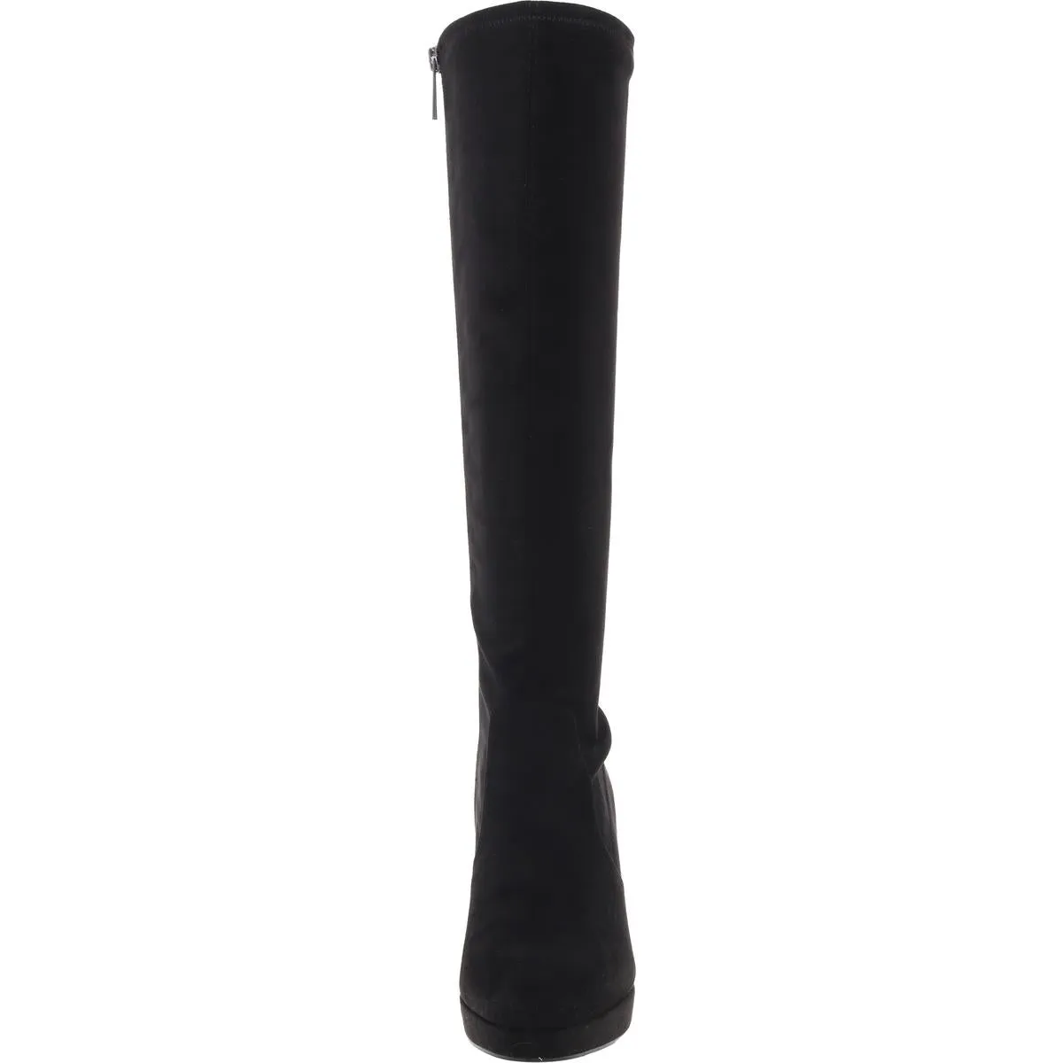AKJOURNEY Womens Zipper Manmade Knee-High Boots