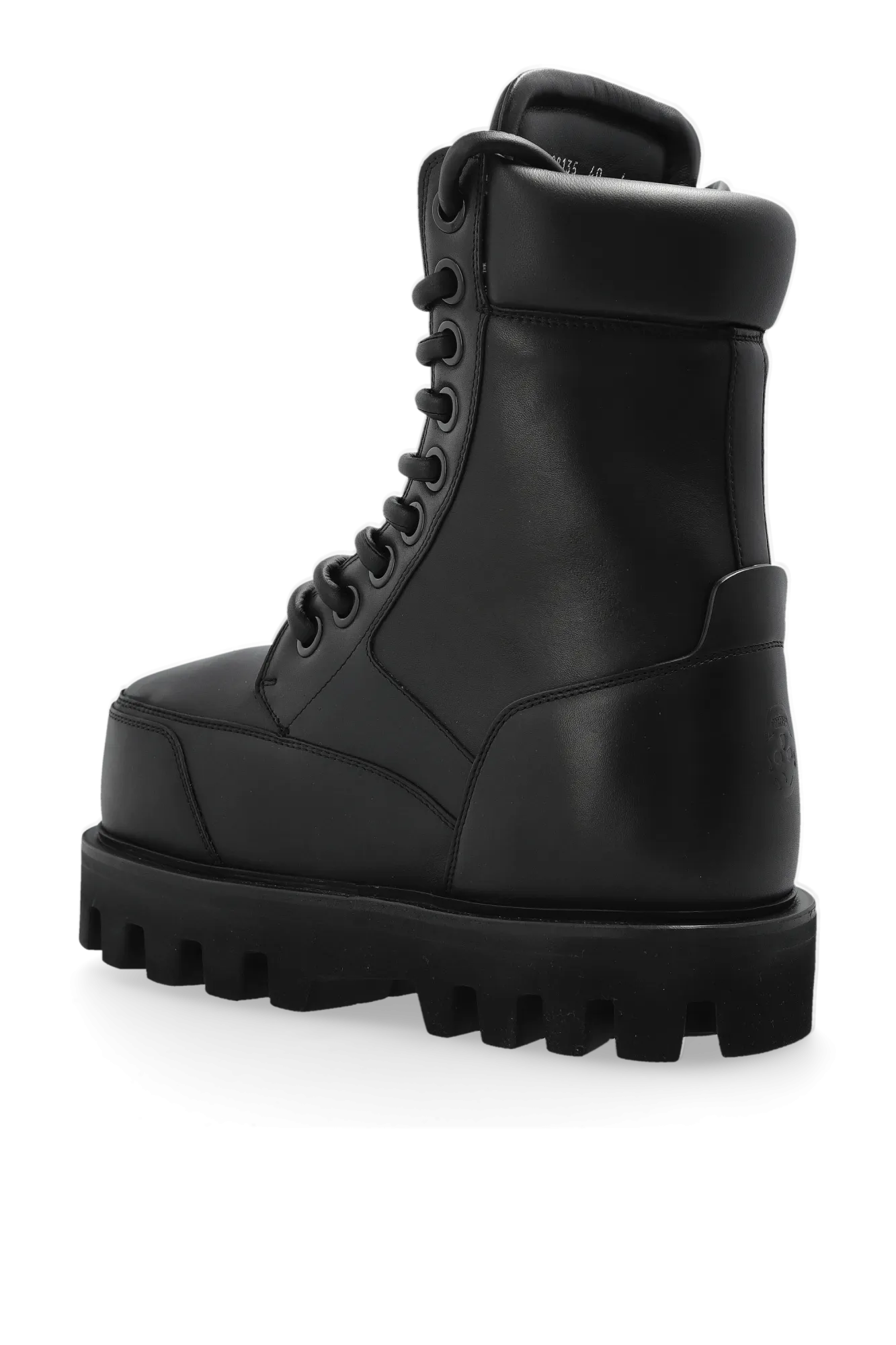 Alexander Mcqueen Leather Wedge Ankle Boots