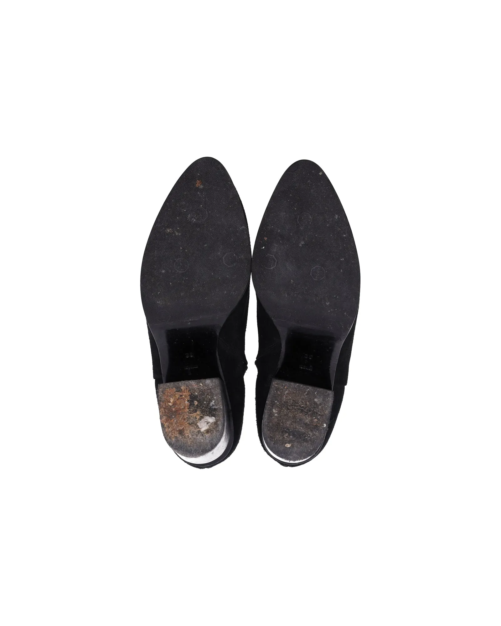Alexander Wang Gabi Boots in Black Suede