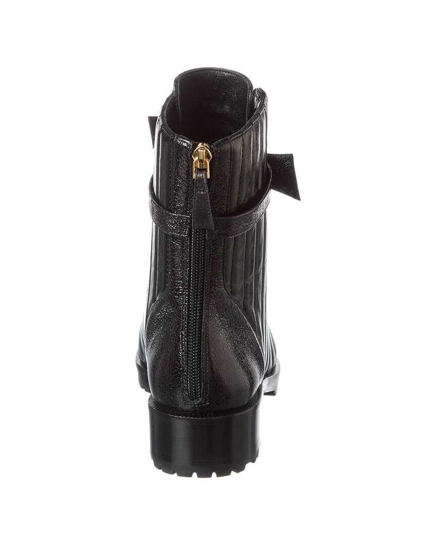 Alexandre Birman Clarita Quilted Leather Combat Boot