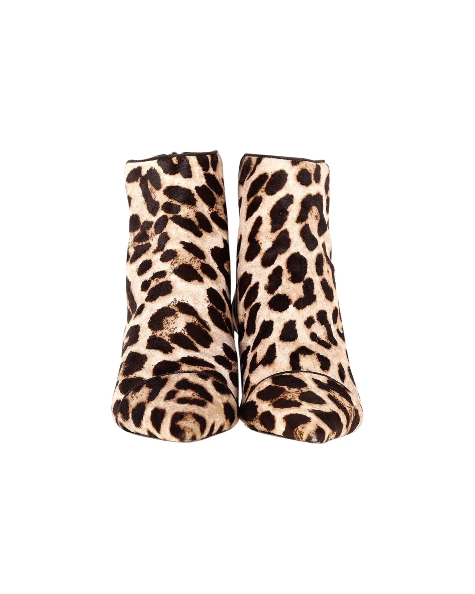 Alexandre Birman Kittie Ankle Boots in Animal Print Pony Hair