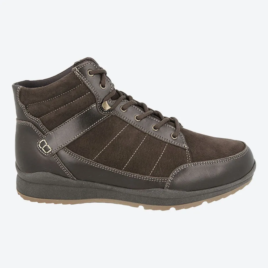 Mens Wide Fit DB Tilbrook Boots Refined Look, Satchel Bag With Detachable Strap, Fit For The Gym