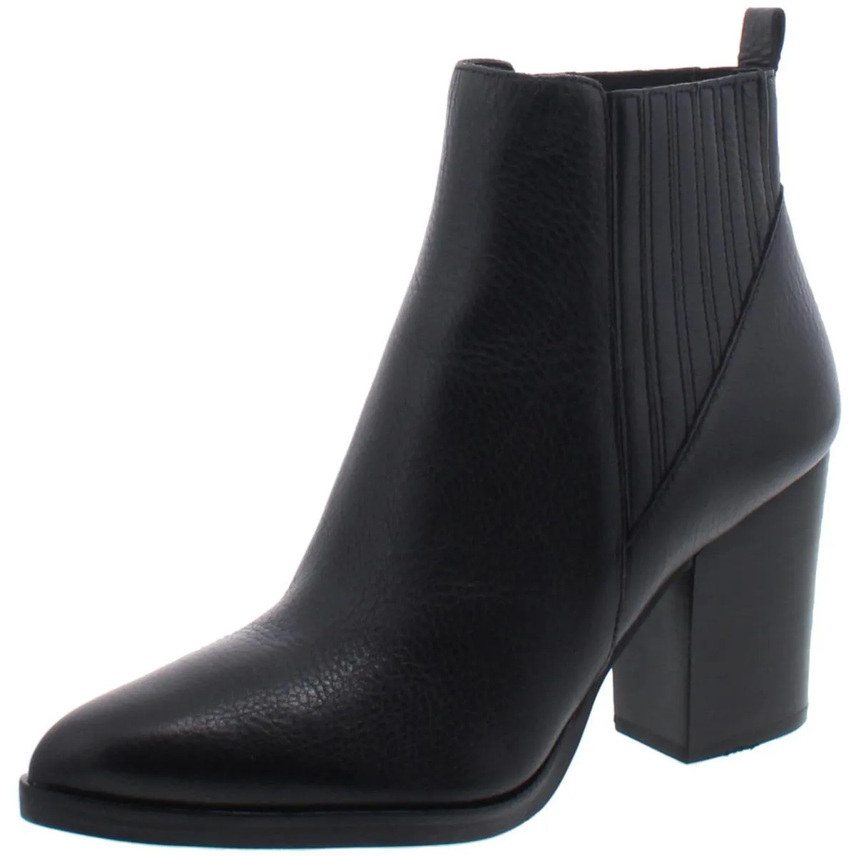 Alva Womens Solid Pointed Toe Ankle Boots
