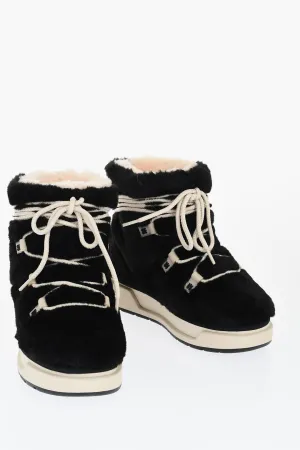 Amiri Rubber Sole Faux-Fur Boots