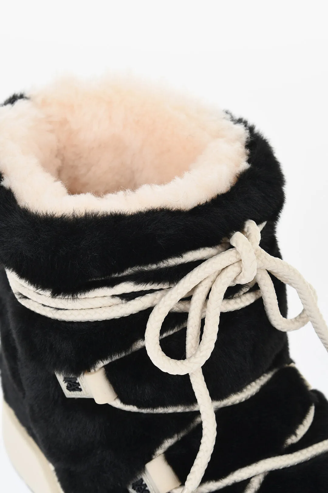 Amiri Rubber Sole Faux-Fur Boots