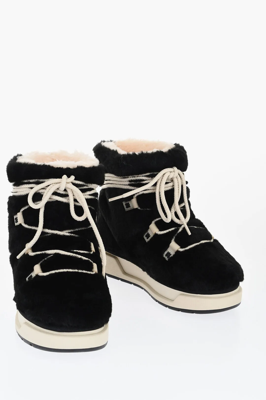 Amiri Rubber Sole Faux-Fur Boots