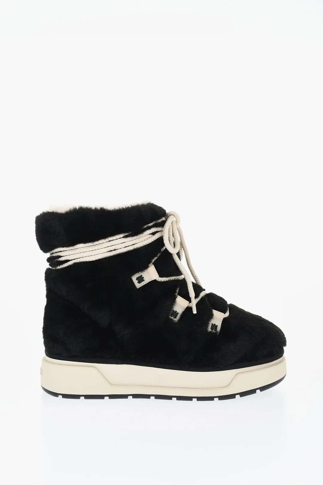 Amiri Rubber Sole Faux-Fur Boots