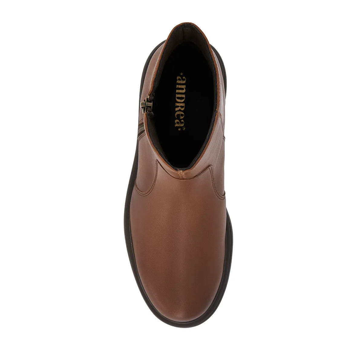 Andrea Chelsea Boots With Zipper