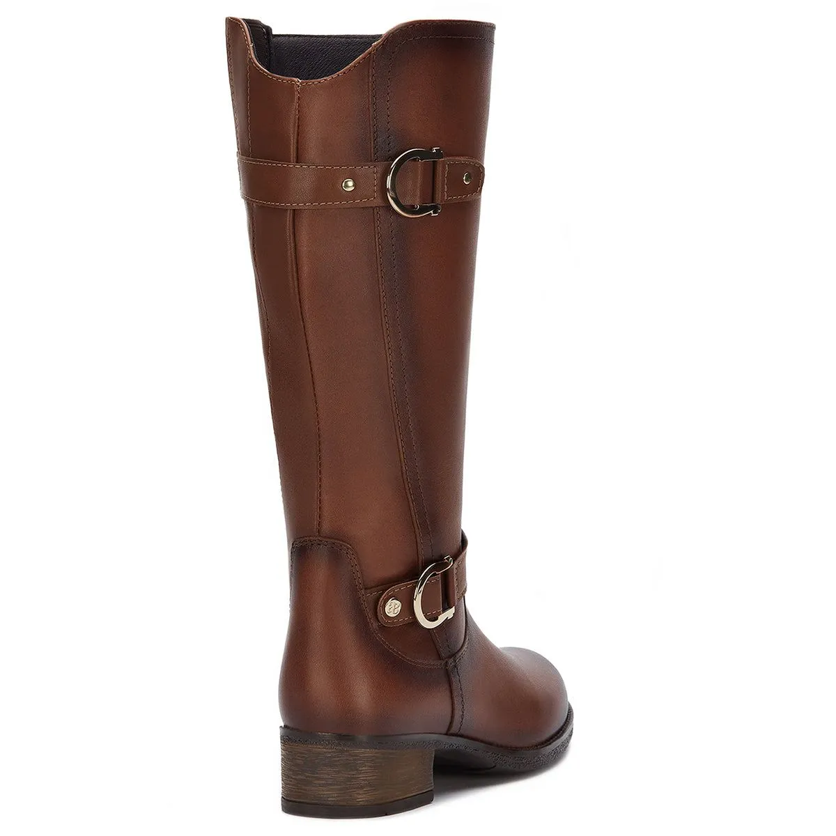 Andrea Riding Boots With Metal Ornaments