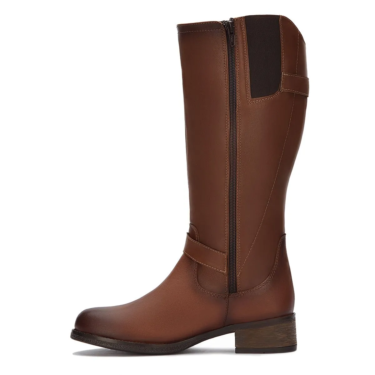 Andrea Riding Boots With Metal Ornaments