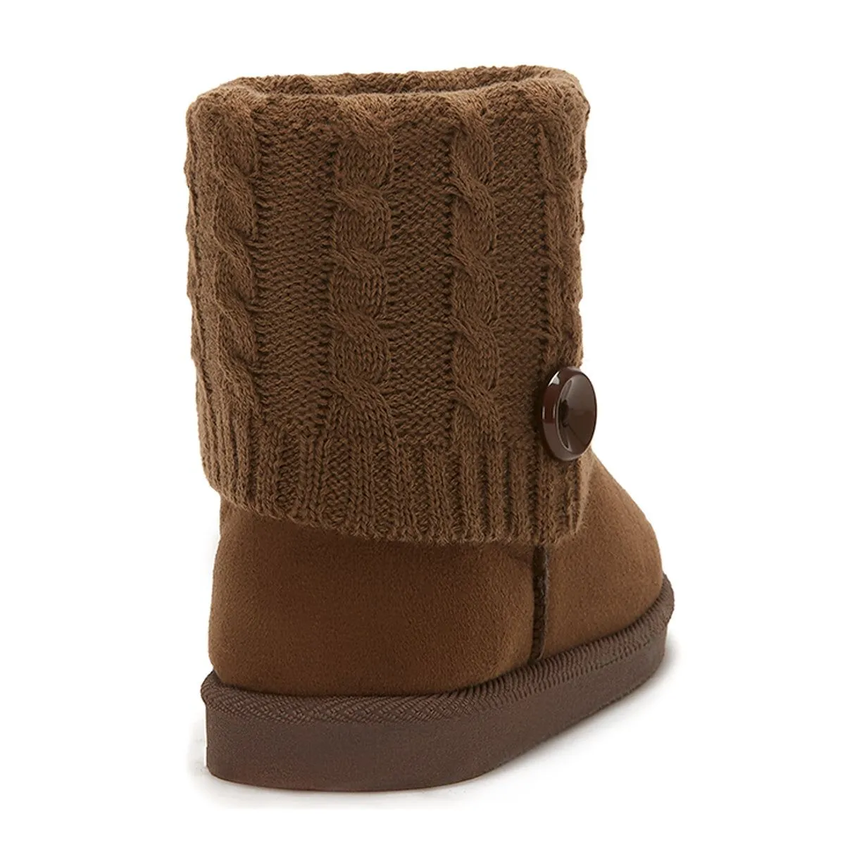 Andrea Winter Booties With Knit Shaft