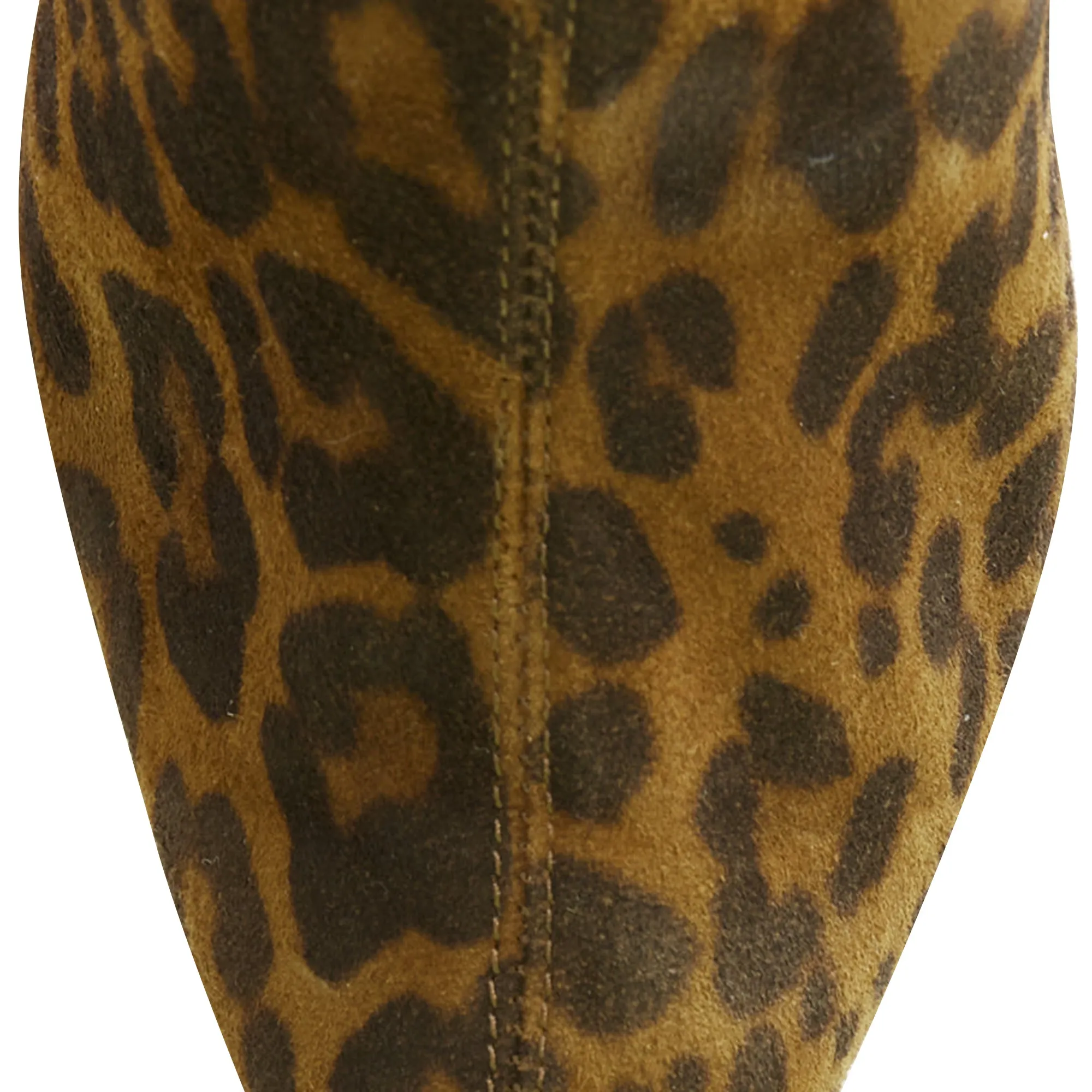 Aquazzura Montmartre leopard print suede pointy boots