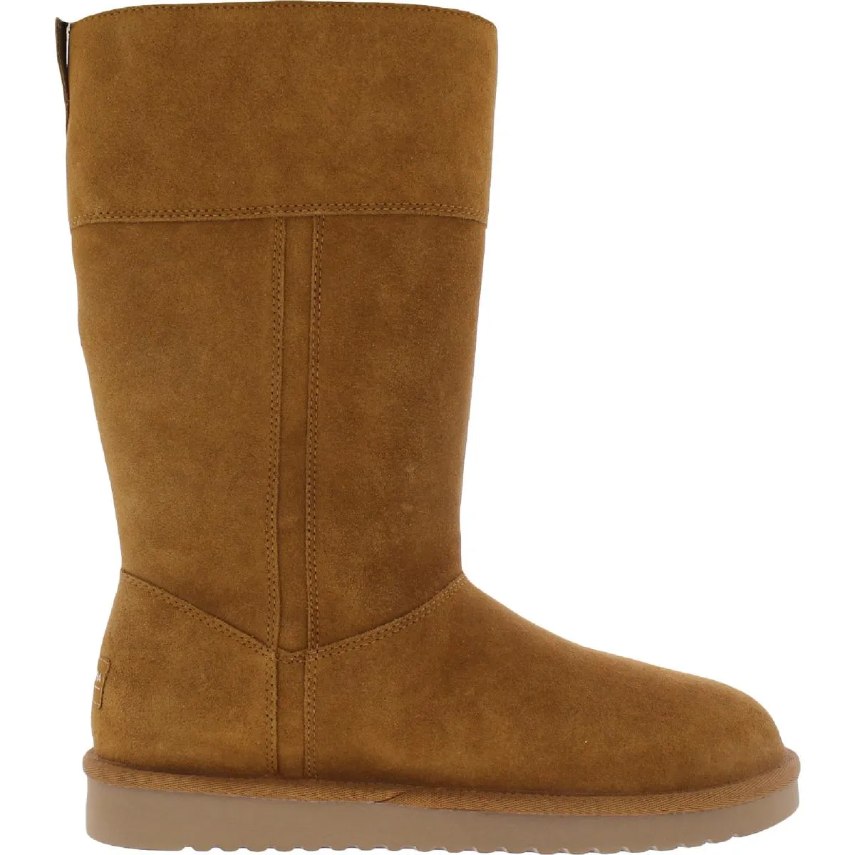 Aribel Tall Womens Suede Zipper Shearling Boots