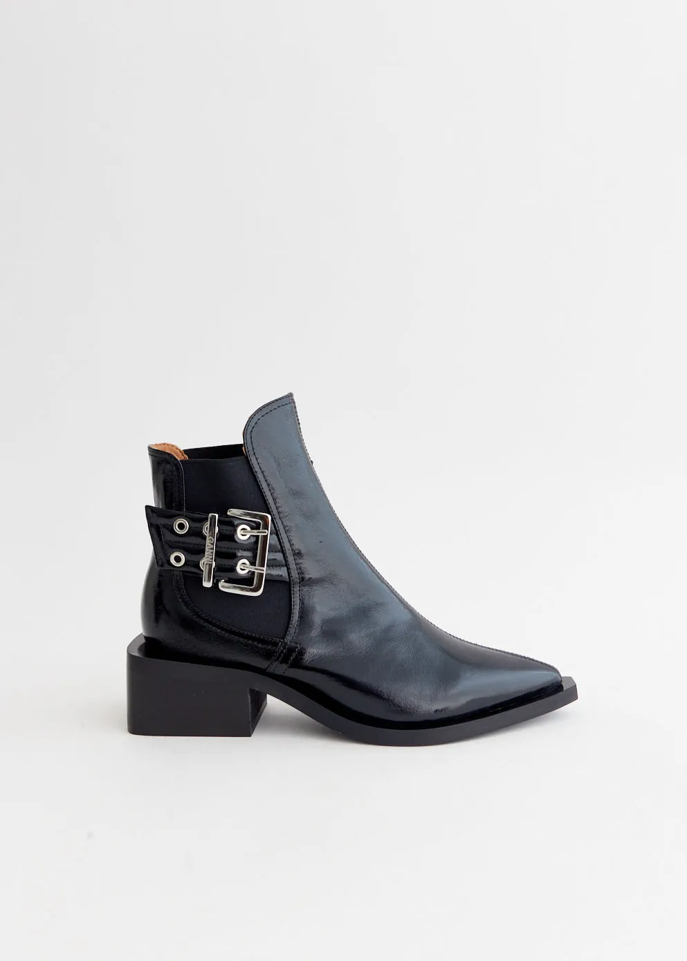 Versatile Everyday Style Artisanal Craftsmanship Chunky Buckle Chelsea Boots Great deal special