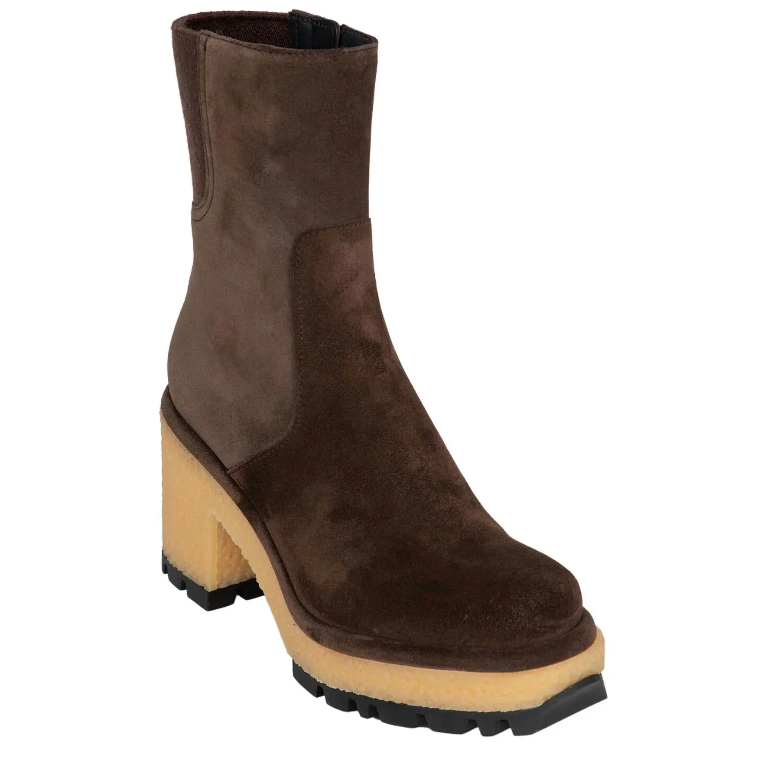 Aspen Wedge Boots In Crosta Pepe