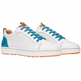 Assembly-required discount New Women's Royal Albatross The Amalfi White/Teal Size 8 MSP$299 Polyester Fit For The Gym, Crafted For You, Lightweight Crossbody Bag
