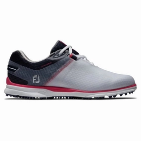 Small But Mighty Back to school special New Womens Footjoy Pro SL Sport Golf Shoes- White/Navy Pink  MSP$175 Creativity-boosting deal Polyester