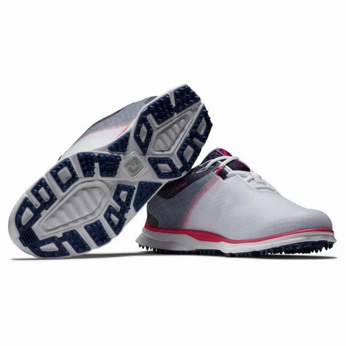 Jute Beach Tote New Womens Footjoy Pro SL Sport Golf Shoes- White/Navy Pink  MSP$175