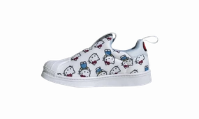 Branded, Vegan Leather Back to school special Superstar 360 TD "Hello Kitty - White Allover Print" Spring sale