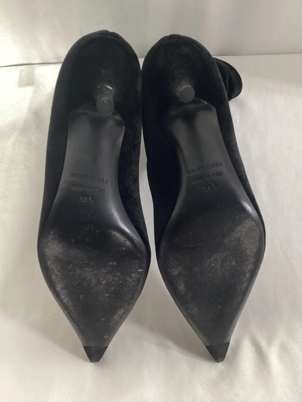 Balenciaga Sock Ankle Boots in Black Velvet