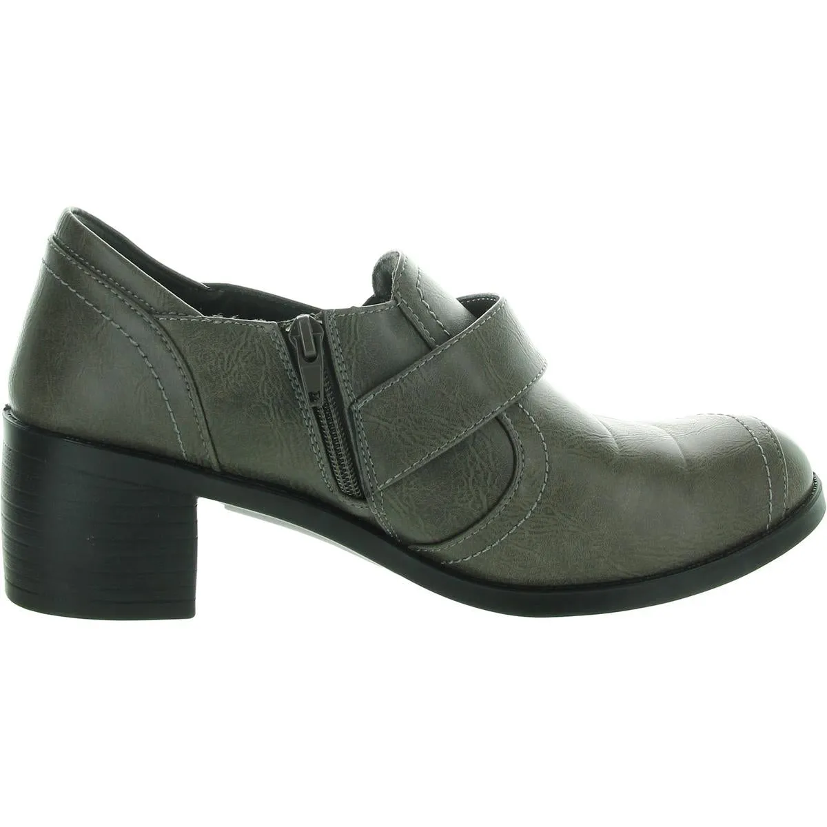 Ballad Womens Padded Insole Manmade Ankle Boots