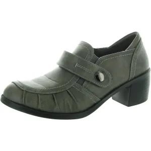 Ballad Womens Padded Insole Manmade Ankle Boots