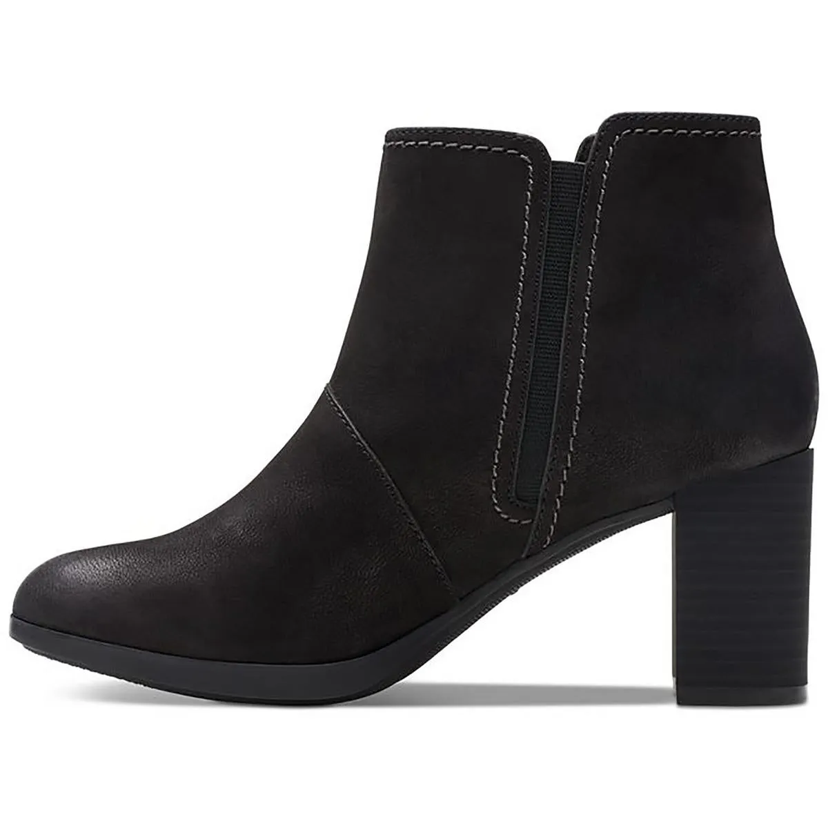 BAYLA GLOW Womens Leather Laceless Ankle Boots