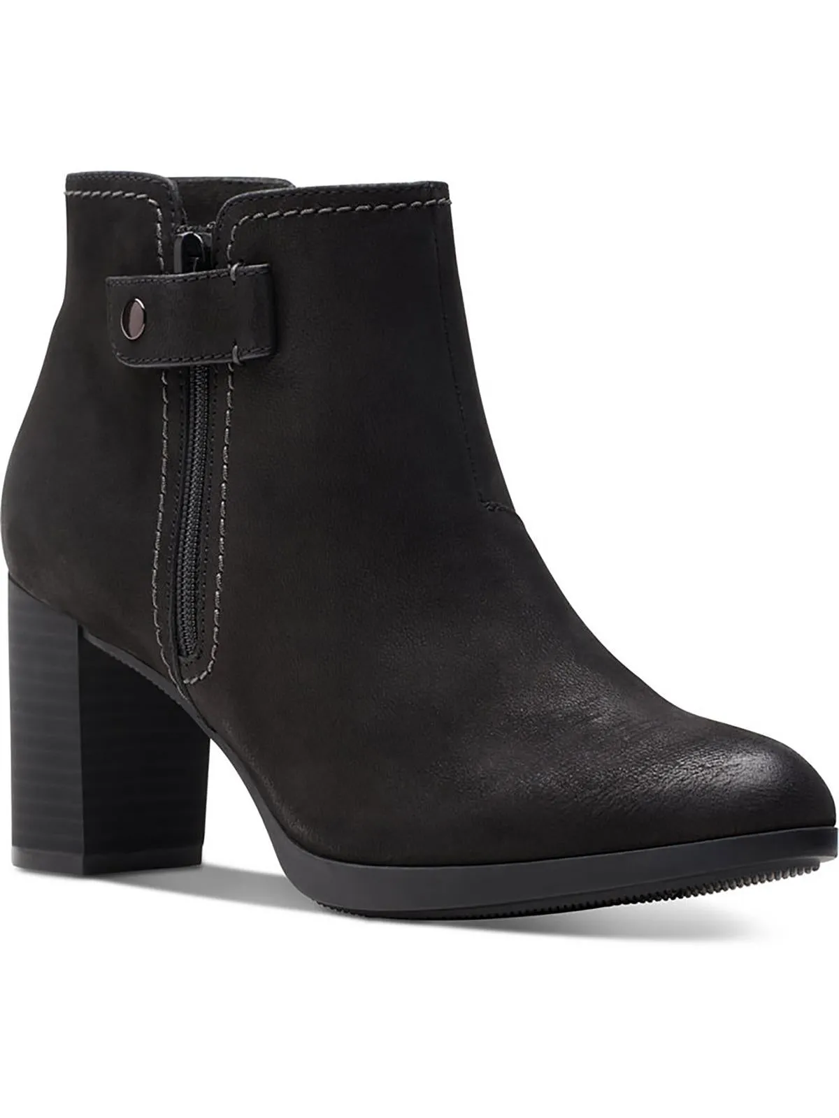 BAYLA GLOW Womens Leather Laceless Ankle Boots
