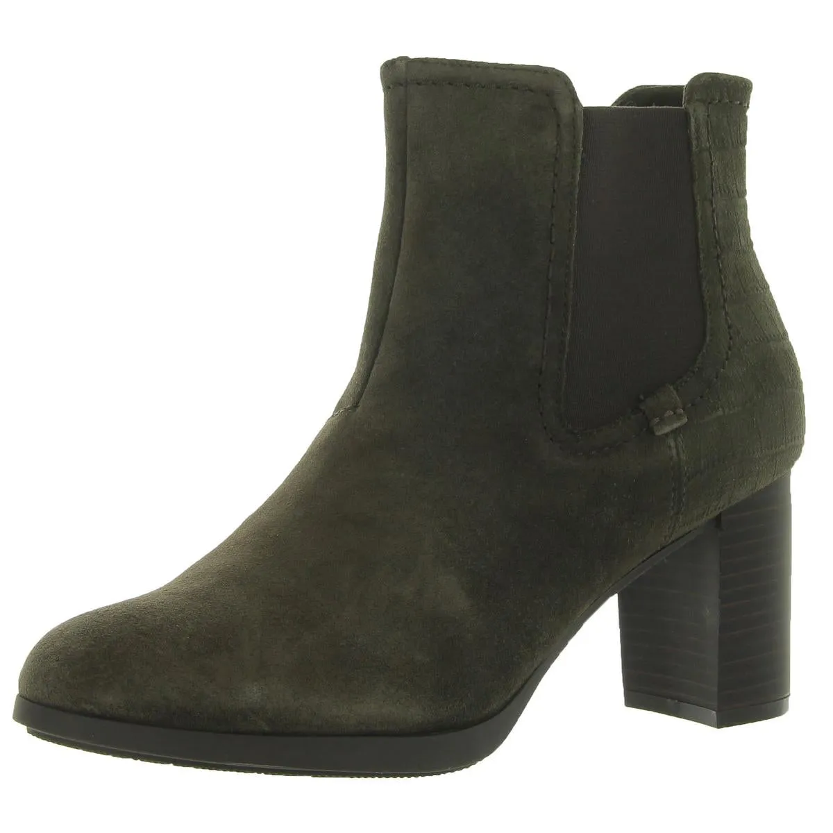 BAYLA GLOW Womens Leather Laceless Ankle Boots