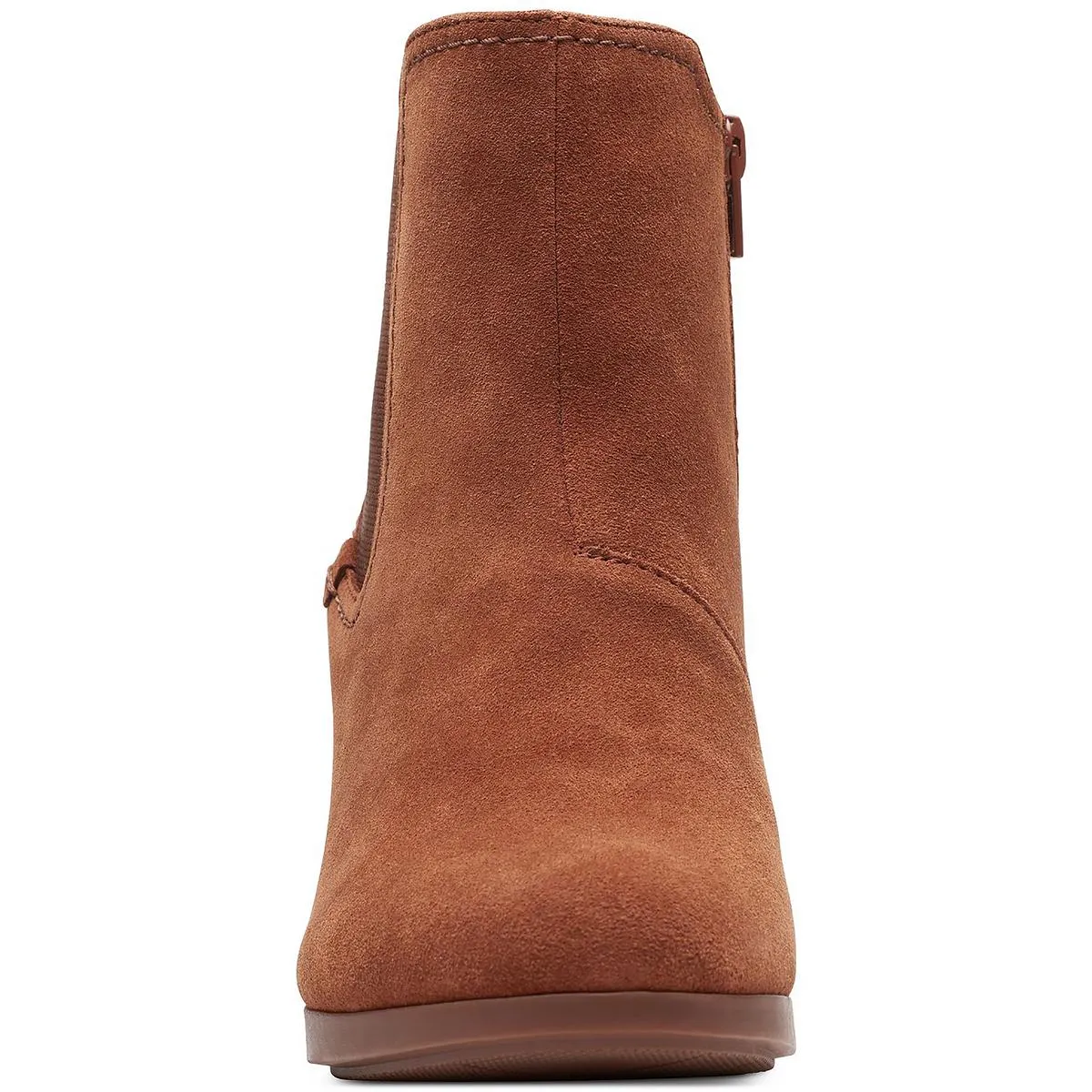 Bayla Rose Womens Suede Round Toe Booties