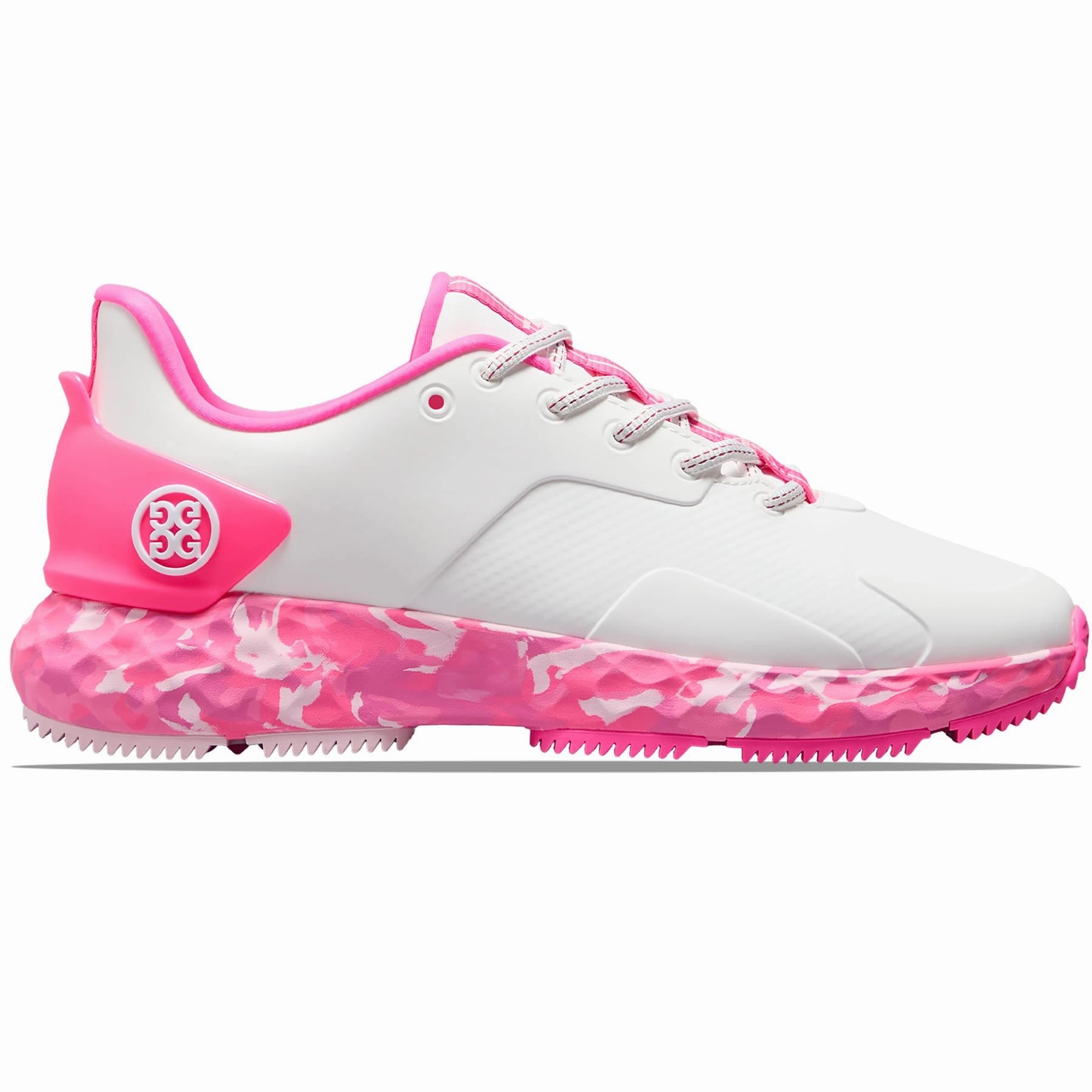 Functional Beauty-enhancing deal Camo Sole MG4  Golf Shoes Snow/Knockout Pink New arrival