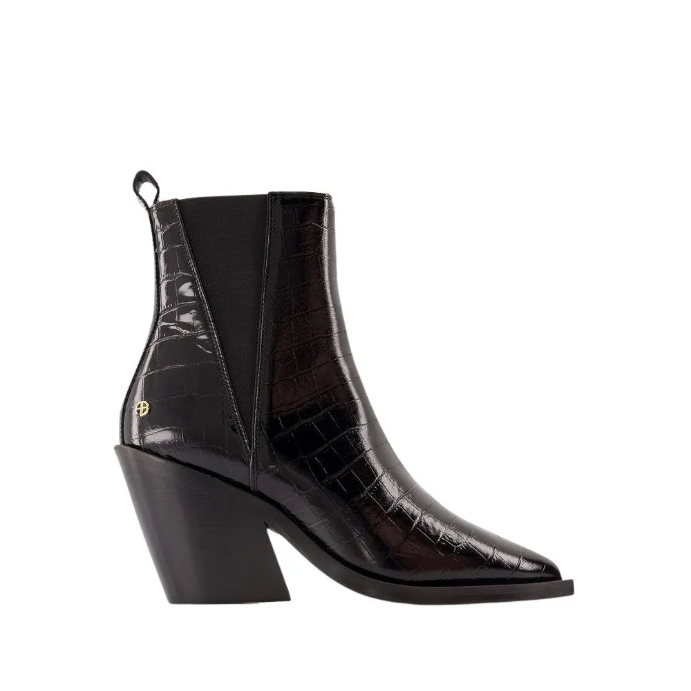 Bekah Boots - Calfskin - Black