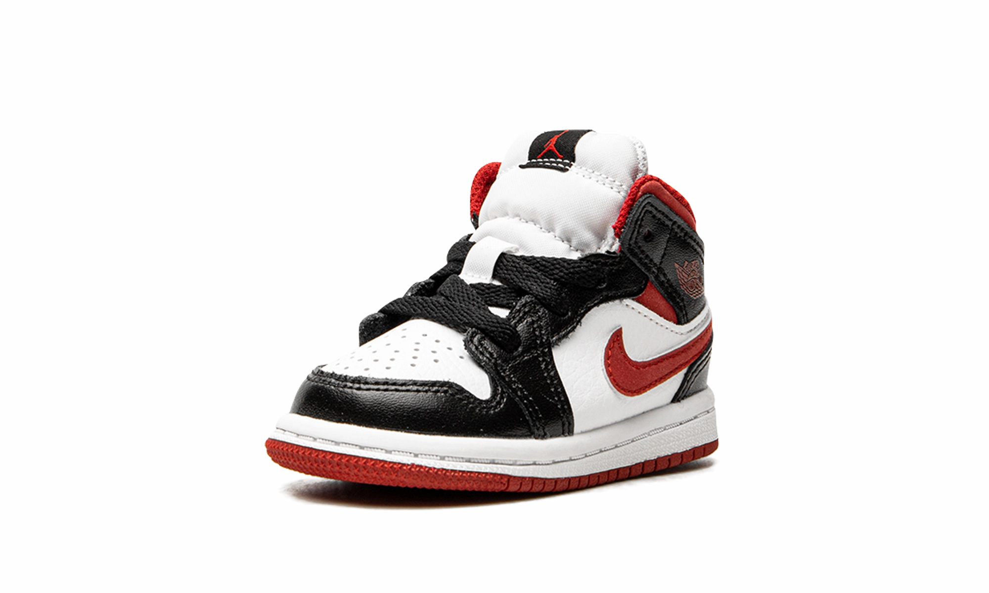 Jordan 1 Mid TD "Gym Red Black White" Leather, High-End Evening Clutch Purse, Nylon
