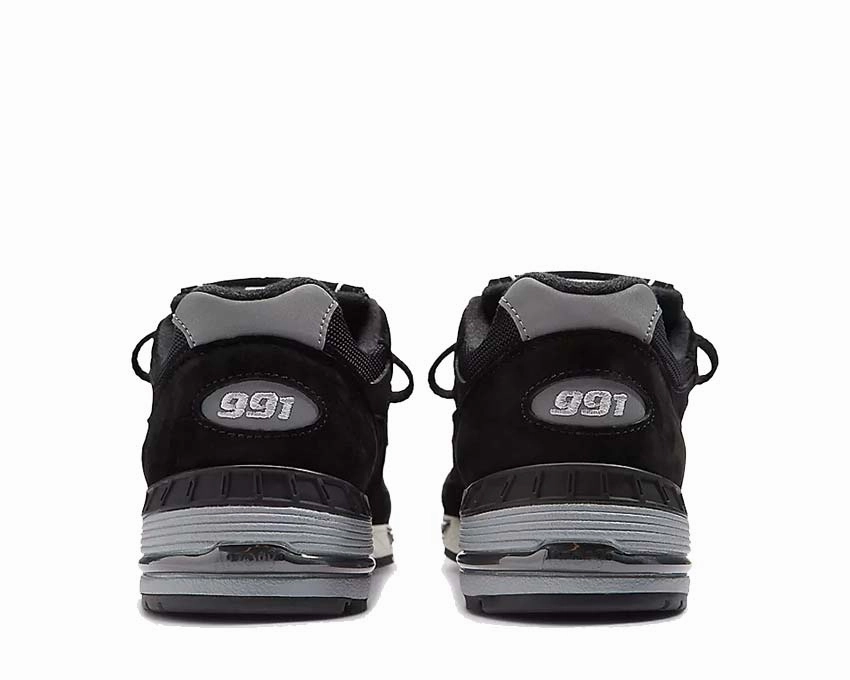 Travel Ready New Balance 991 Made in UK "Black Silver" Optimized For Daily Use