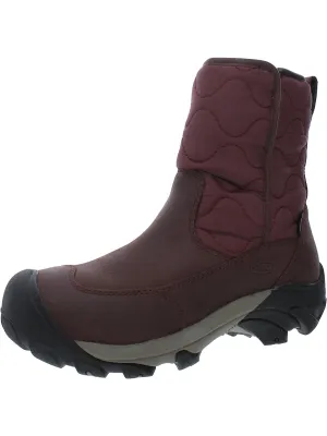 Betty Womens Leather Quilted Winter & Snow Boots