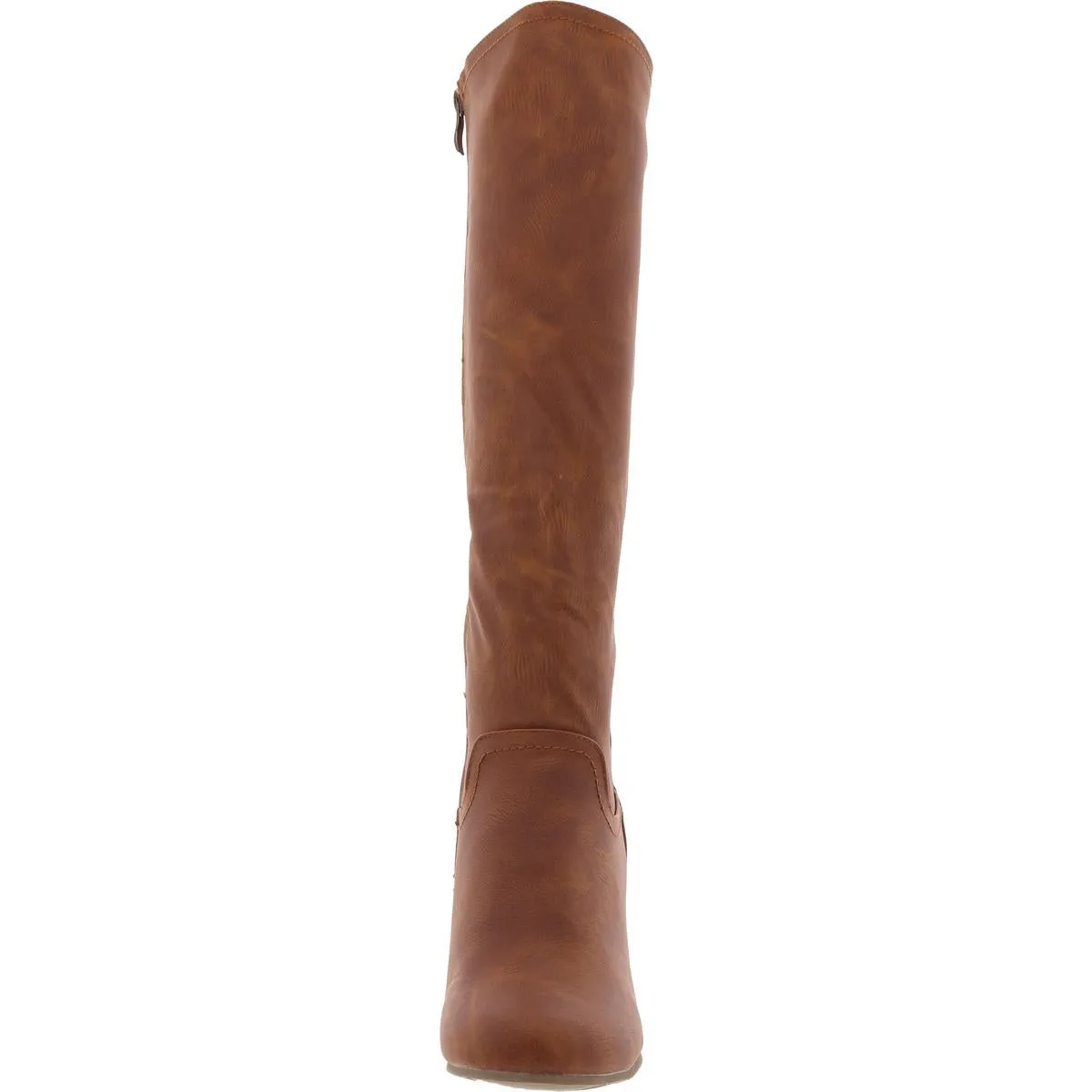 BHFO Womens Zipper Manmade Wedge Boots