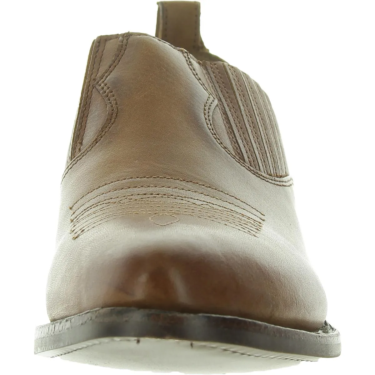 Billy Womens Leather Embroidered Shooties