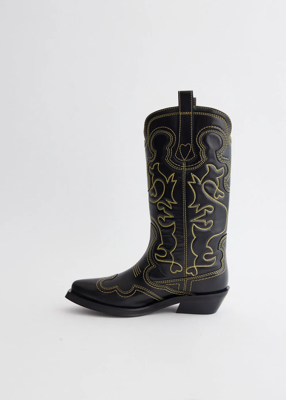 EditorS Pick, Teen Girl Mini Handbag, Water-Resistant Mid Shaft Embroidered Western Boots